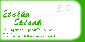 etelka spisak business card